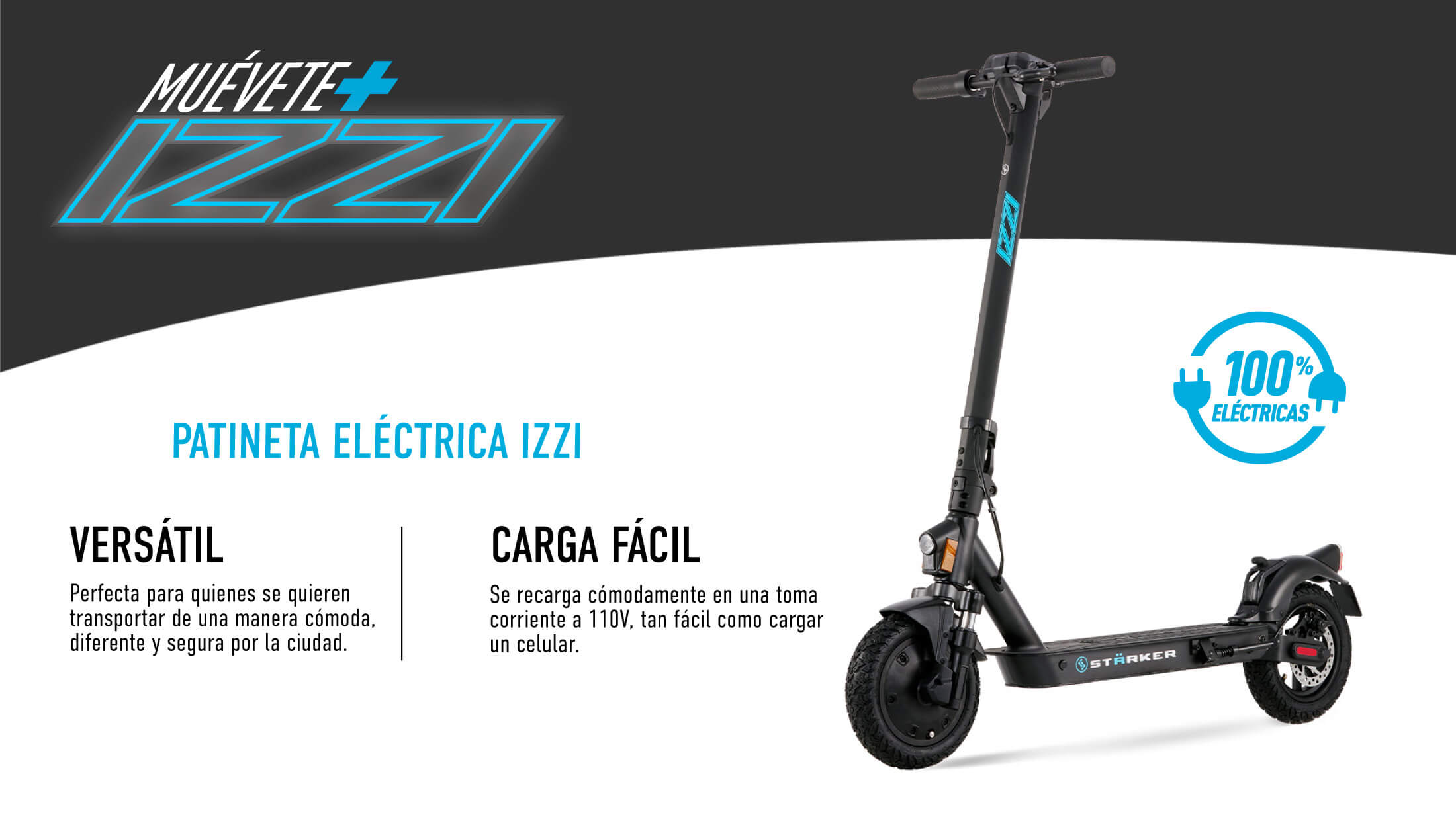 Patineta Starker Auteco IZZI